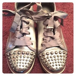 Vera Wang studded sneaker